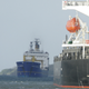 Ships in the Panama Canal, 2006.